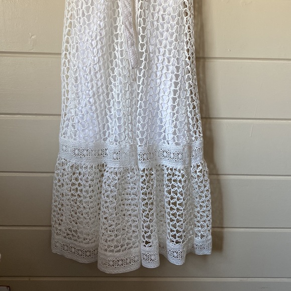 Crochet High/Low Midi Dress Size Small - Picture 11 of 11